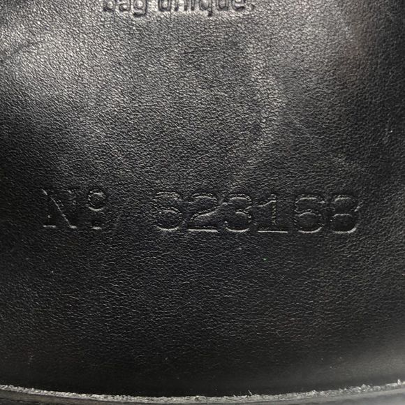 Brighton Leather drawstring bag w/silver - Picture 3 of 12